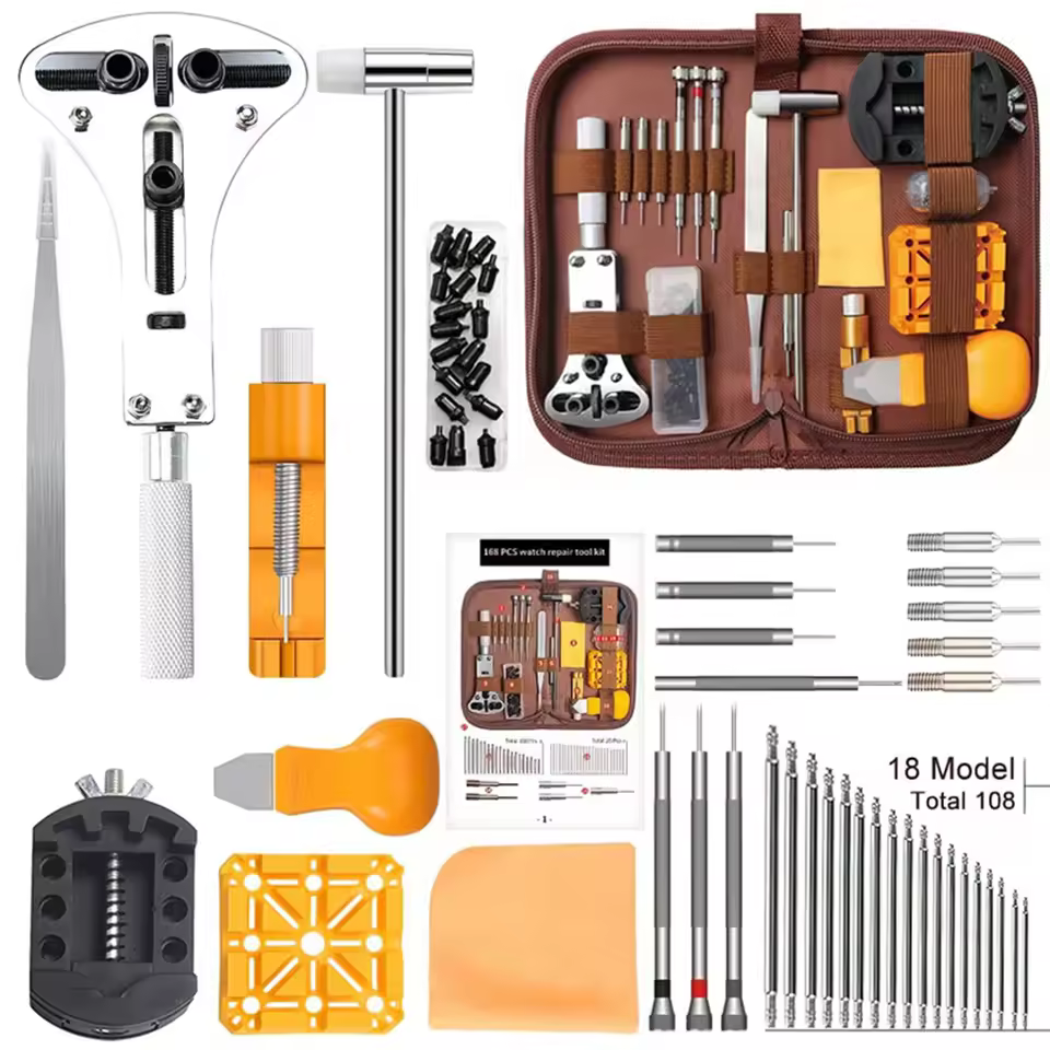 Beginner watch repair tool kit for basic watch repairs